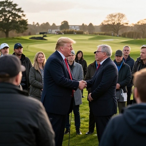 Trump's Health Scrutiny Intensifies at Irish Golf Tournament