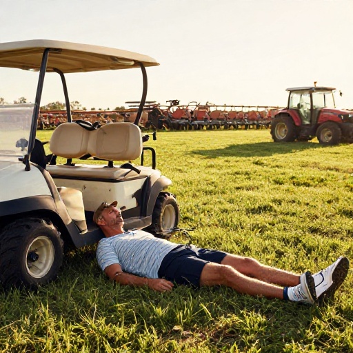 Florida Golf Cart Driver, 76, Injured After Collision With Tractor