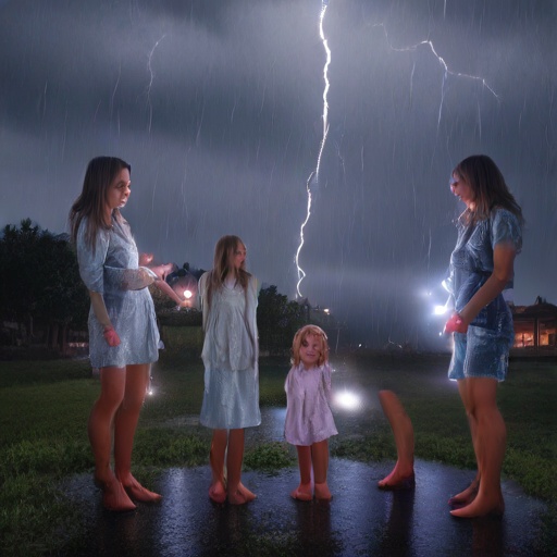 Florida Mother and Twin Daughter Killed by Lightning