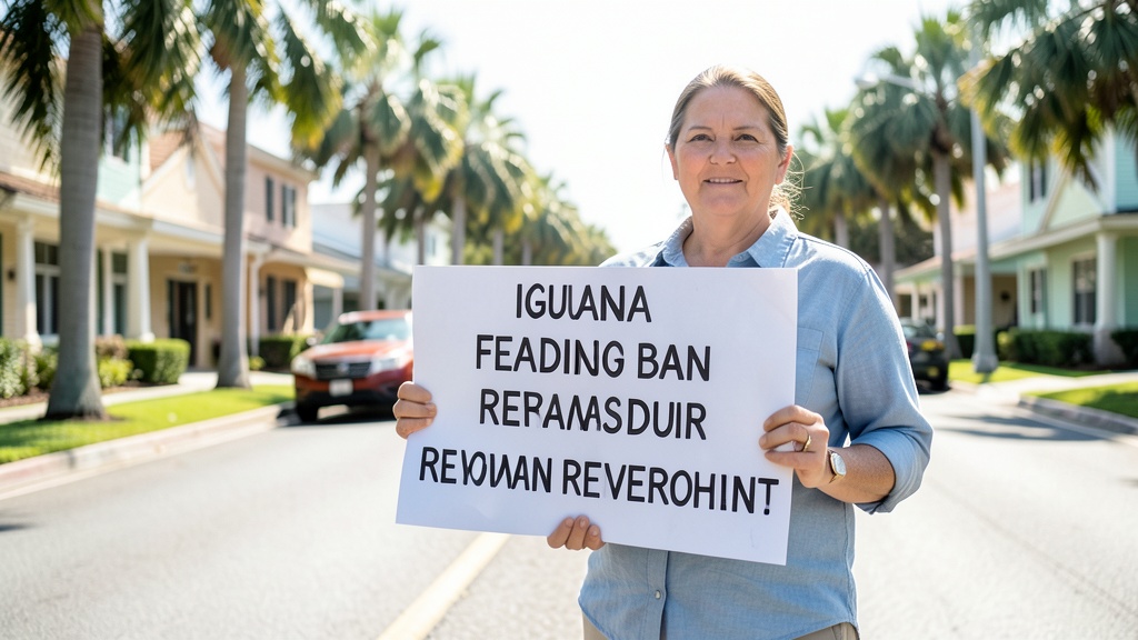 Florida City Reverses Iguana Feeding Ban After Resident Pushback