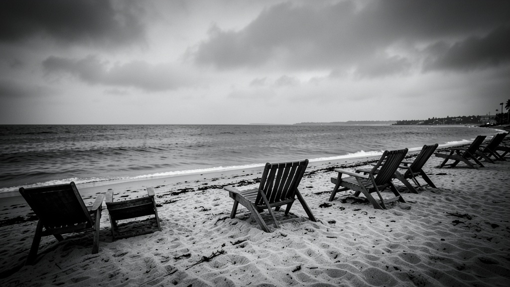 Hurricane Isaias Brings Quiet to Florida Gulf Coast Beach Towns