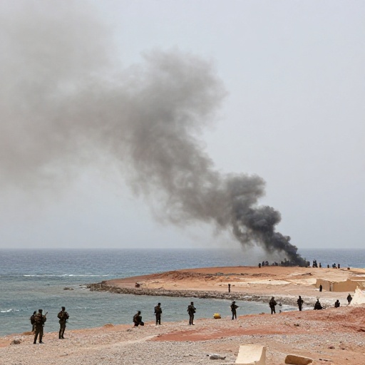 Houthis Seize Perim Island as Saudi Pipeline Shut After Drone Attacks