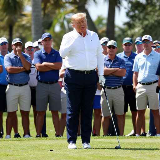 New Photos Spark Health Speculation About President Trump at Golf Club