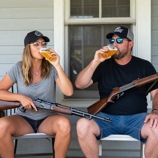 Florida Couple Arrested for Firing Guns While Drinking in Fort Pierce